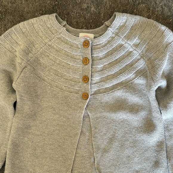 Kids Cat & Jack Grey Knit Button Cardigan size 3T - Picture 2 of 4